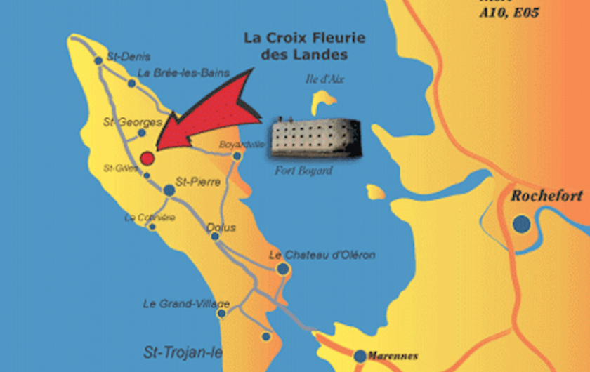Location de vacances - Gîte à Saint-Pierre-d'Oléron - Accès