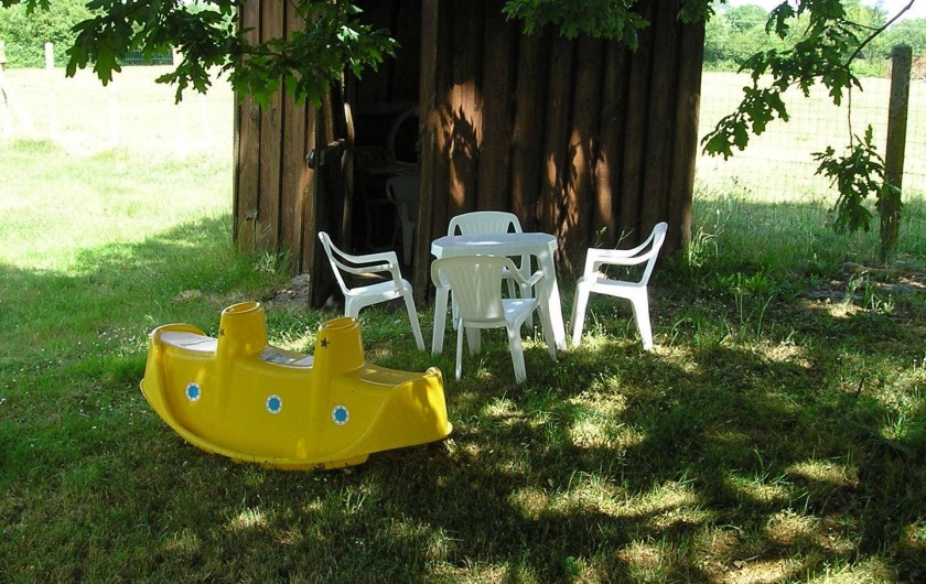 Location de vacances - Villa à Queyrac - Cabane et jeux enfants