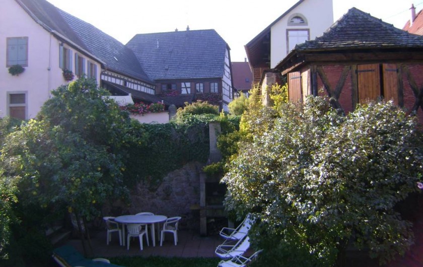 Location de vacances - Gîte à Dambach-la-ville - Jardin en face de la location