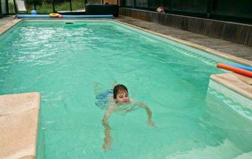 Location de vacances - Gîte à Sorans-lès-Breurey - piscine au sel de 8m X 4 m x 1.8m