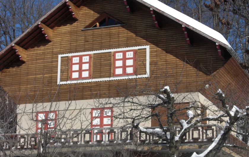 Location de vacances - Chalet à Saint-Bonnet-en-Champsaur - Chalet en hivers
