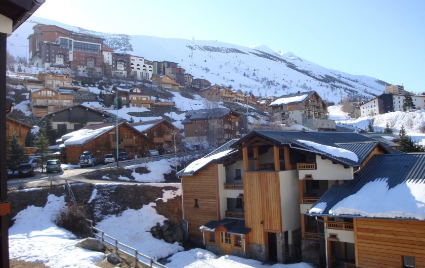 Location de vacances - Appartement à Les Deux Alpes - Au sud : vue sur l'Alpe de Venosc