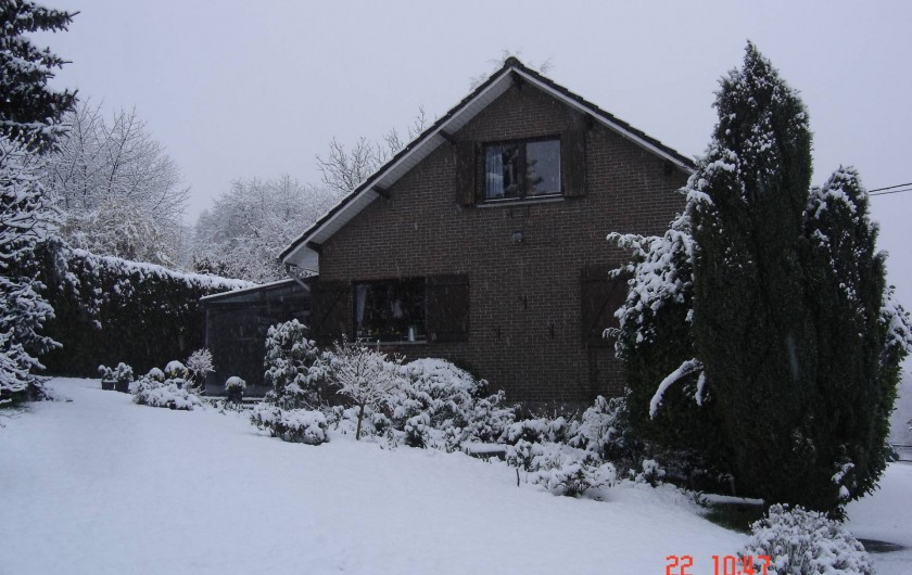 Location de vacances - Gîte à Aywaille - Les Fuchsias en hiver