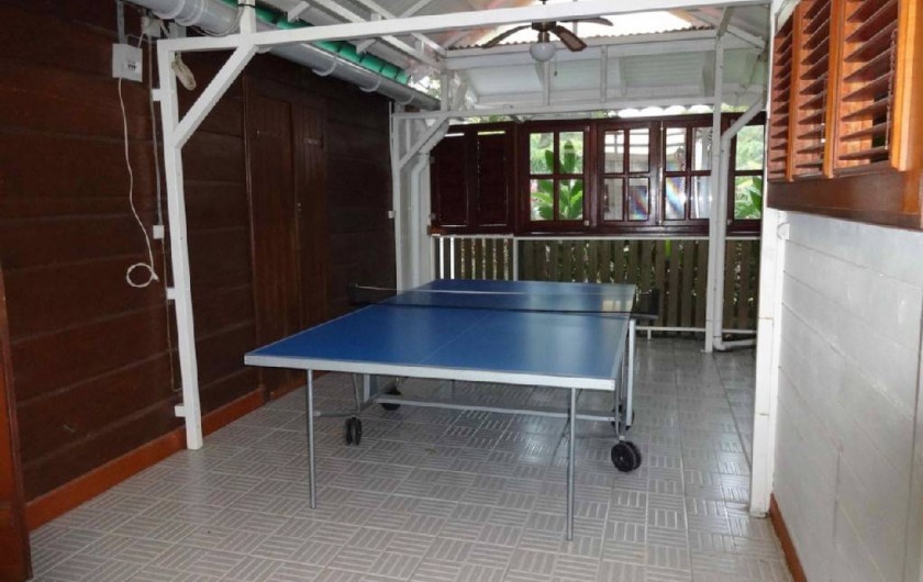 Location de vacances - Villa à Bouillante - Tennis de table