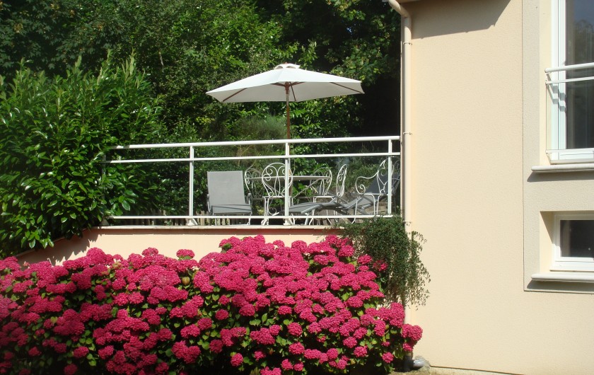 Location de vacances - Gîte à Arromanches-les-Bains - terrasse gite