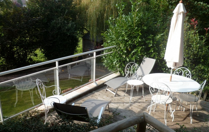 Location de vacances - Gîte à Arromanches-les-Bains - terrasse gite