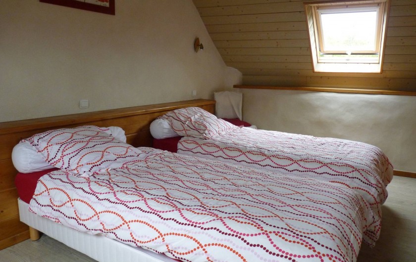 Location de vacances - Gîte à Plouégat-Moysan - La chambre avec 2 lits simples