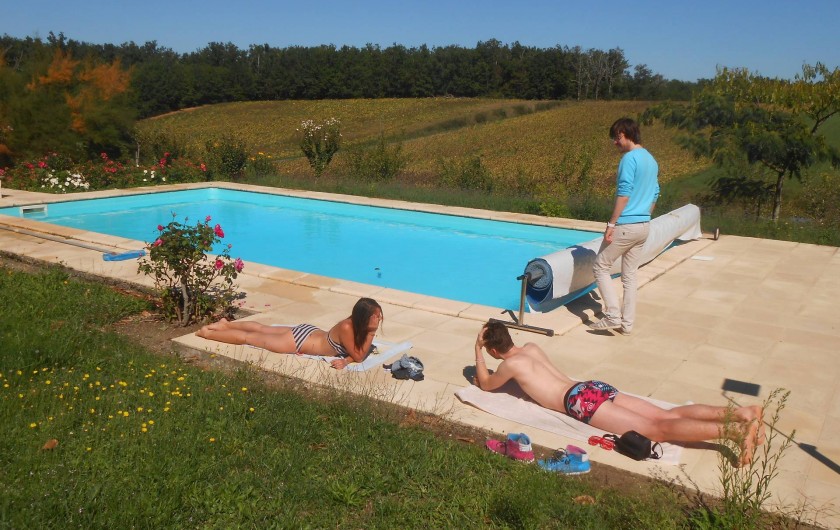 Location de vacances - Gîte à Tournon-d'Agenais - La piscine à partager avec les autres locataires