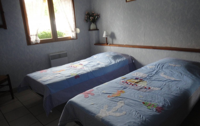 Location de vacances - Gîte à Frencq - Chambres avec 2 lits modulables
