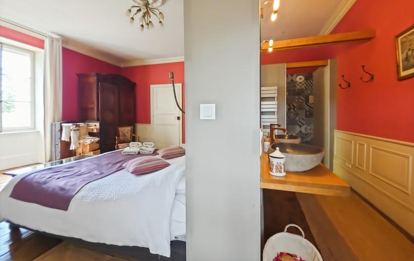 Location de vacances - Villa à Andancette - "Mme Bovary"  coté salle de bain