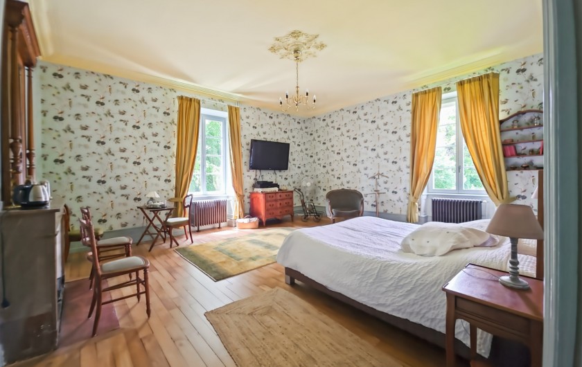 Location de vacances - Villa à Andancette - Suite: "Madame de Sévigné" Lit en 160 et salle de bain