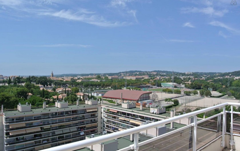 Location de vacances - Appartement à Aix-en-Provence - Vue de la terrasse