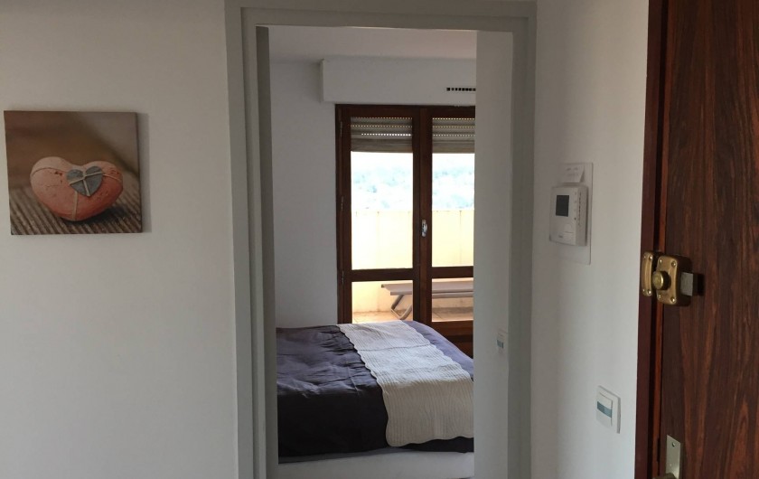 Location de vacances - Appartement à Aix-en-Provence - la chambre avec accès terrasse