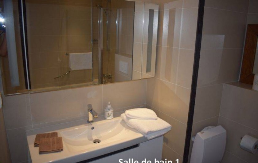 Location de vacances - Appartement à Nice - La salle de bain n°1