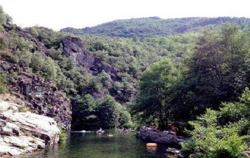 Location de vacances - Gîte à Sablières - baignade en rivière