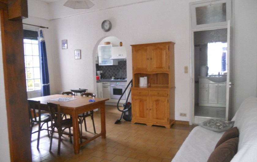Location de vacances - Villa à Arcachon - salon salle à manger appartement bas