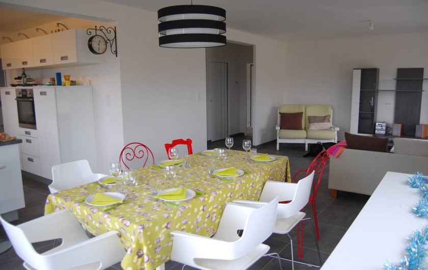 Location de vacances - Villa à Plouguerneau - Espace salle à manger