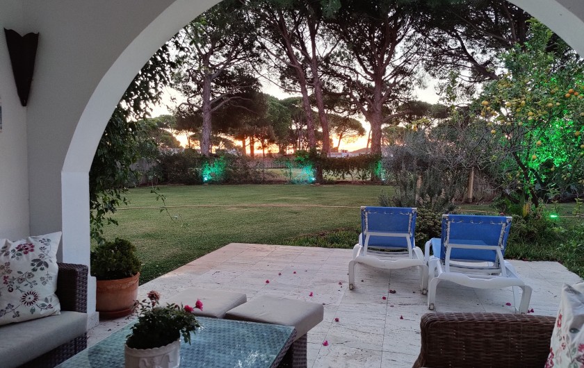 Location de vacances - Maison - Villa à San Andrés Golf - Le jardin au levee du soleil des la porche