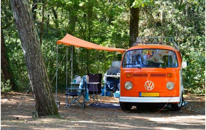Location de vacances - Camping à Longeville-sur-Mer - Emplacement camping