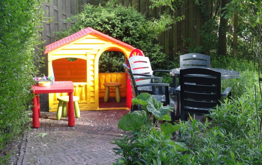 Location de vacances - Maison - Villa à Nieuwvliet - jardin, terrasse,  maison pour enfant, abri pour vélos, barbecue