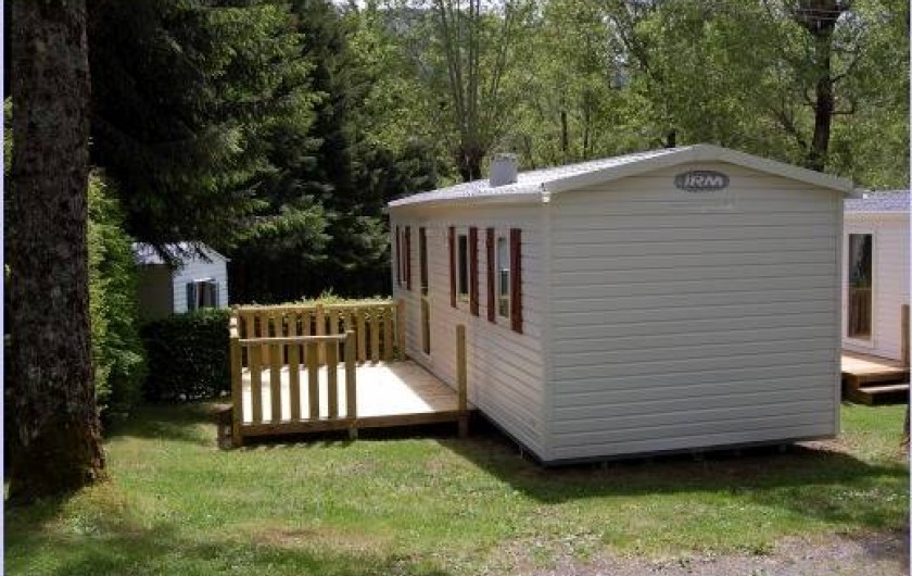 Location de vacances - Camping à La Bourboule - Mobil-home 24 m² 2ch