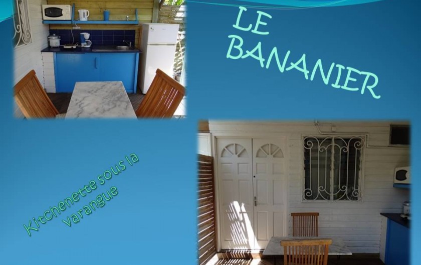 Location de vacances - Appartement à Saint-Gilles les Bains - Varangue d'un des logements