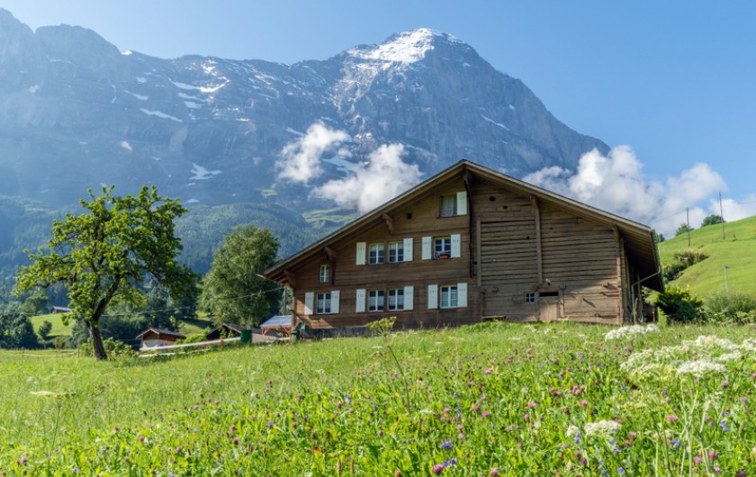Location de vacances - Appartement à Grindelwald - Chalet im Boden avec Eiger