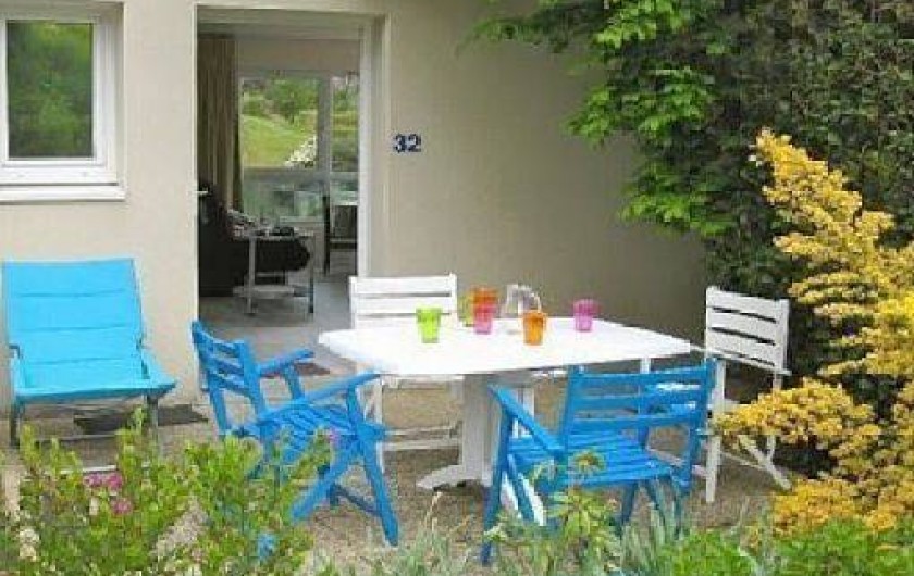 Location de vacances - Appartement à Trévou-Tréguignec - La terrasse au sud