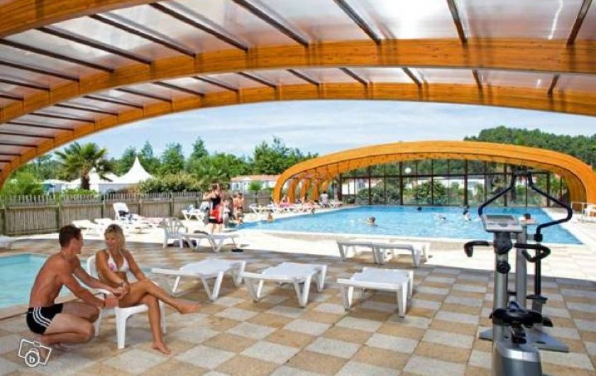 Location de vacances - Chalet à Lit-et-Mixe - piscine chauffée couverte