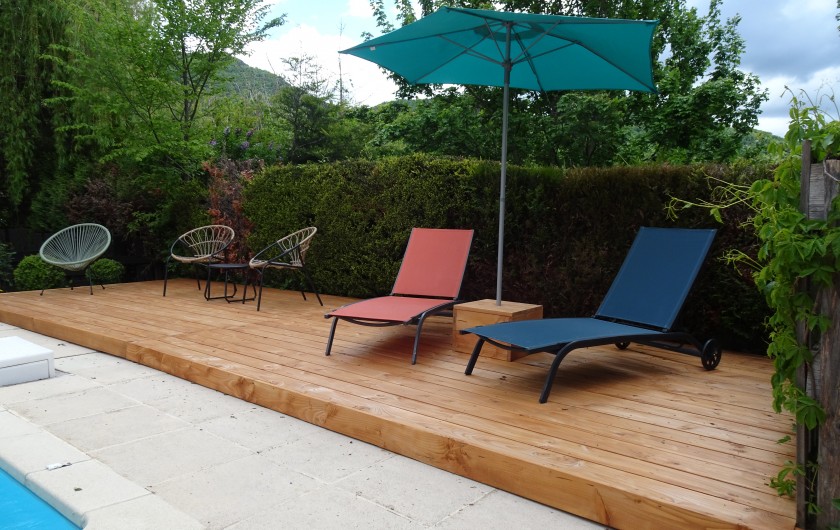 Location de vacances - Chambre d'hôtes à Venterol - Piscine