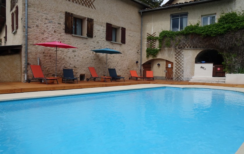 Location de vacances - Chambre d'hôtes à Venterol - Piscine en saison entre mi juin et fin septembre