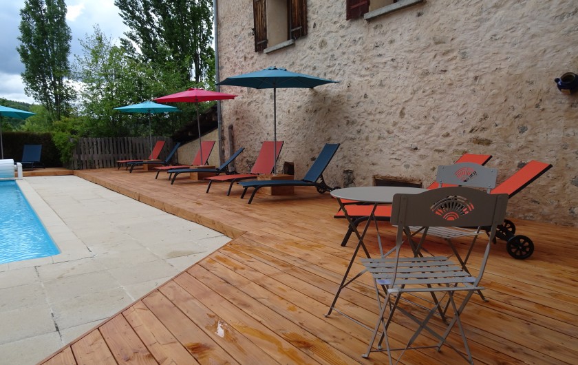 Location de vacances - Chambre d'hôtes à Venterol - piscine
