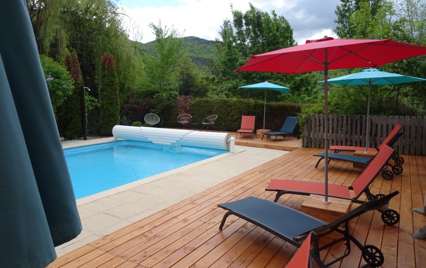 Location de vacances - Chambre d'hôtes à Venterol - Piscine
