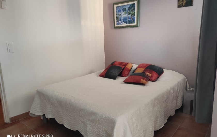 Location de vacances - Villa à Les Issambres - Chambre 4 avec lit double 160