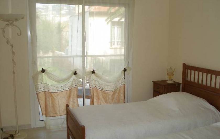 Location de vacances - Appartement à Cannes - Chambre à deux lits