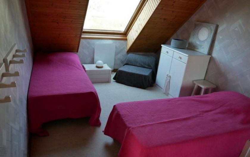 Location de vacances - Maison - Villa à Erquy - Chambre haut (2 lits simples 80)