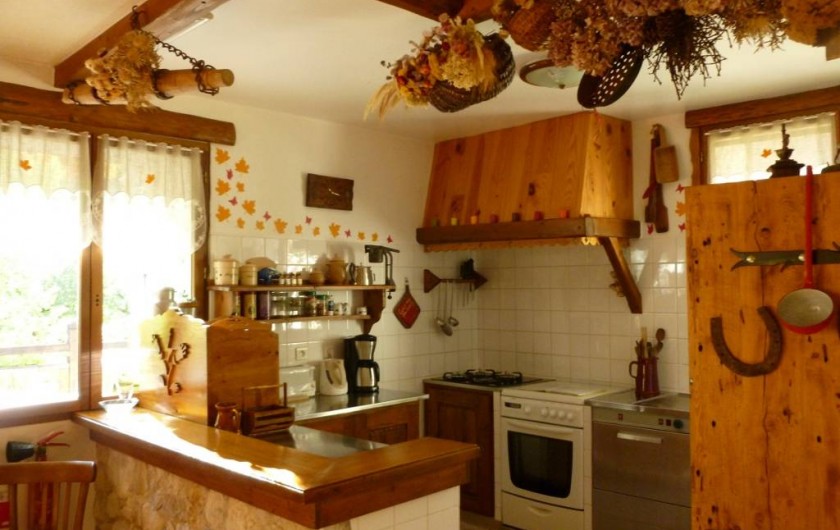 Location de vacances - Gîte à Saint-Agnan-en-Vercors - cuisine