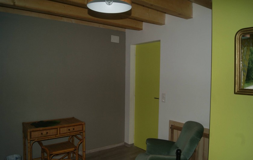 Location de vacances - Appartement à Barretaine - Chambre double verte