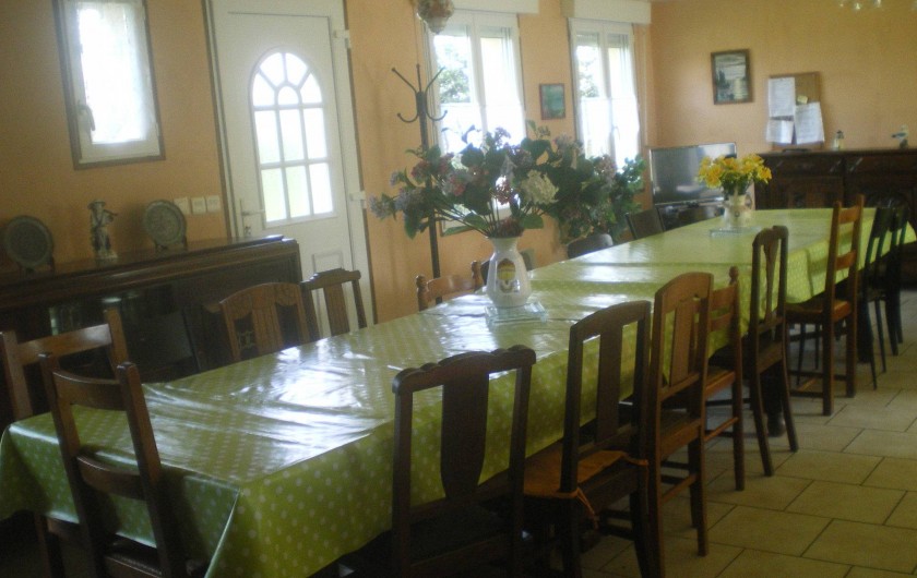 Location de vacances - Villa à Friville-Escarbotin - salle à manger