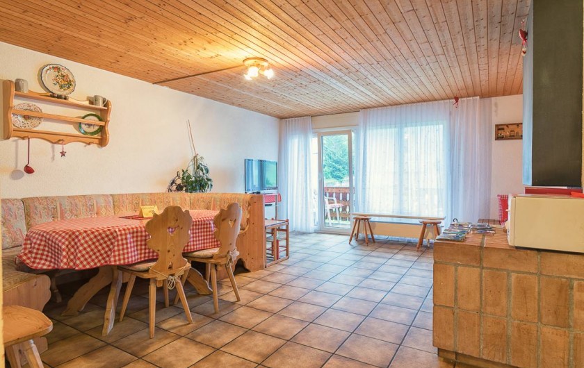 Location de vacances - Appartement à Fieschertal - Appartement  Seppi salle de séjour
