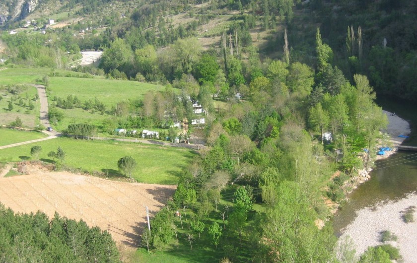 Location de vacances - Camping à Castelbouc - Le camping vu d'en haut