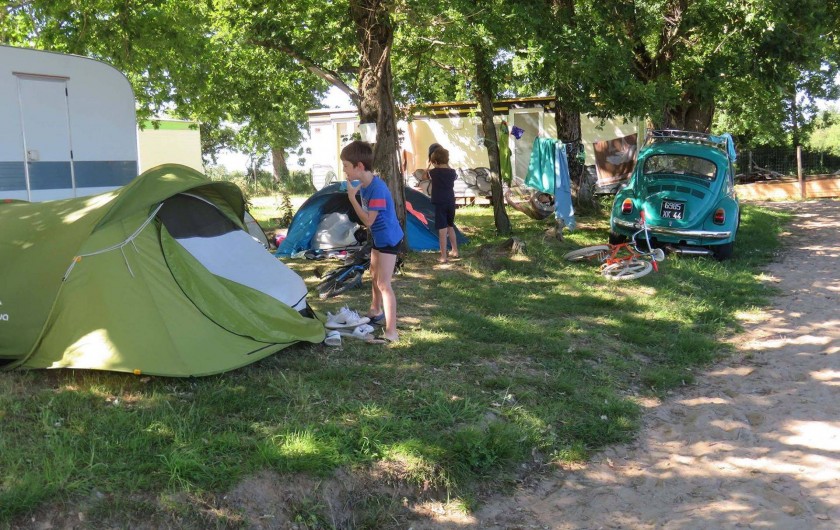 Location de vacances - Camping à Sallertaine - Emplacement tente