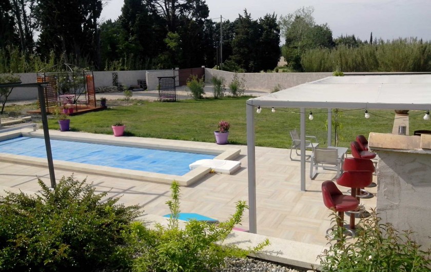 Location de vacances - Gîte à L'Isle-sur-la-Sorgue - espace piscine