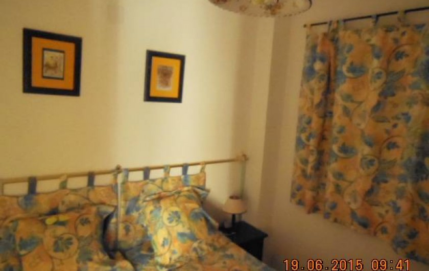 Location de vacances - Appartement à Dénia - la chambre : 2 lits de 80 qui peuvent être rapprochés pour n'en formé qu'un