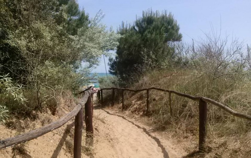 Location de vacances - Maison - Villa à Duna Verde - Chemin pour aller à la plage gratuite