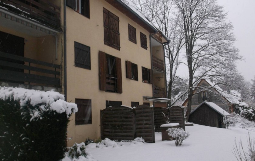 Location de vacances - Appartement à Labaroche - l'hiver....