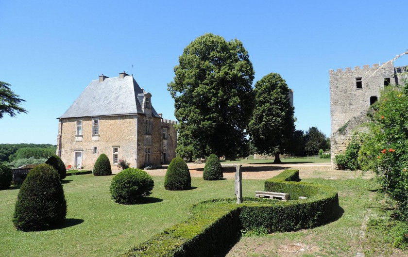 Location de vacances - Château - Manoir à Montreuil-Bonnin - jardin à la française