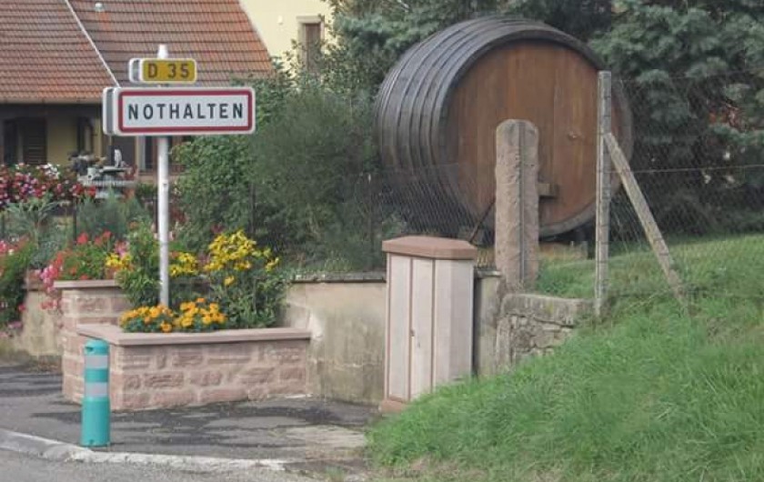 Location de vacances - Gîte à Nothalten - Entrée du village