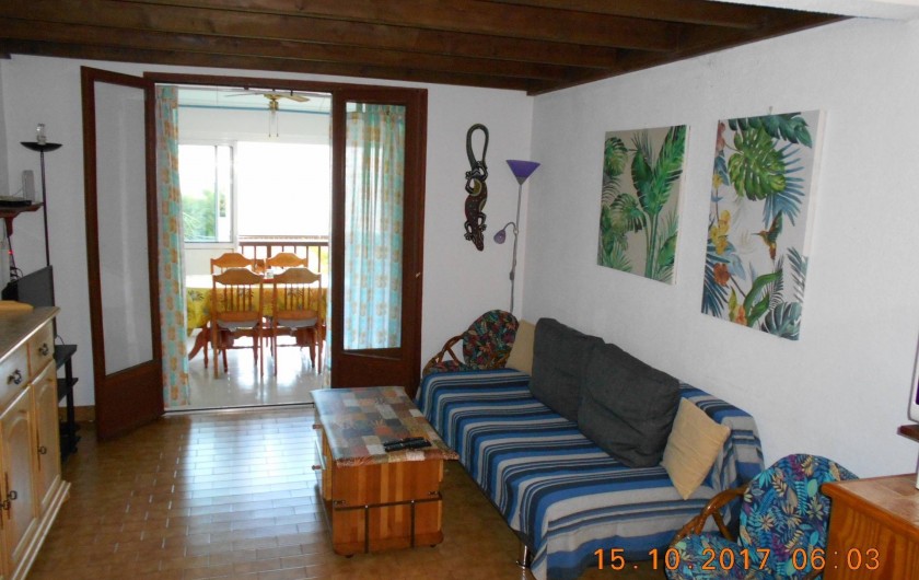 Location de vacances - Appartement à Saint-Gilles les Bains - Pièce à vivre