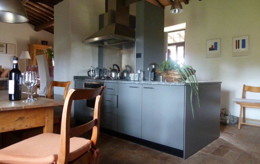 Location de vacances - Appartement à Greve in Chianti - Cuisine vers le salon